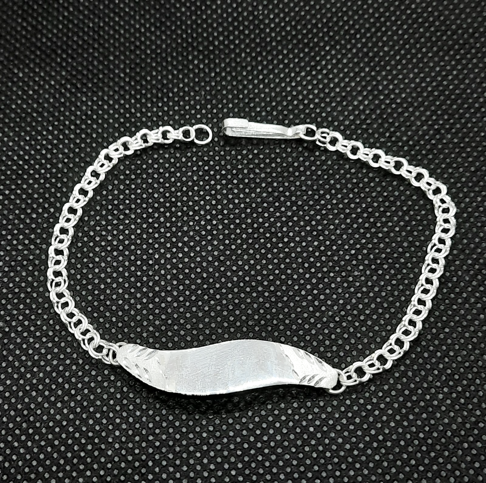 Silver Ladie ID Band